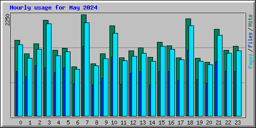 Hourly usage for May 2024